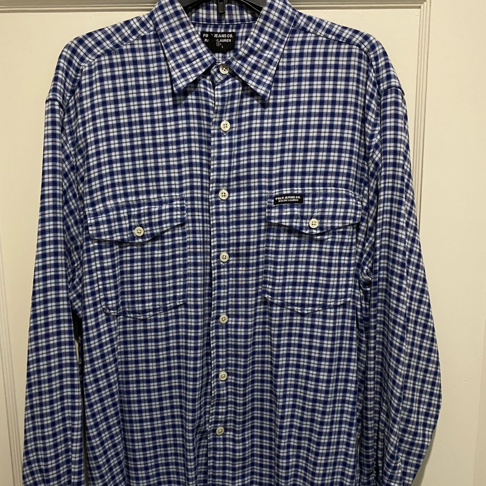 Polo Ralph Lauren Blue Flannel